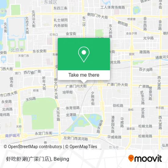 虾吃虾涮(广渠门店) map