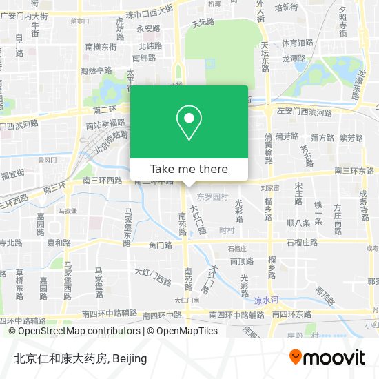 北京仁和康大药房 map
