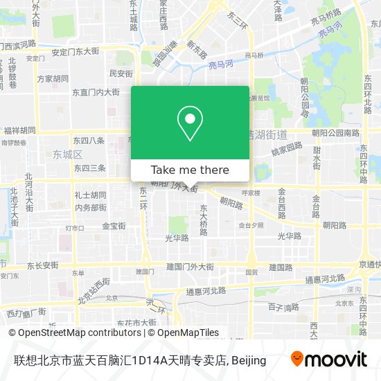 联想北京市蓝天百脑汇1D14A天晴专卖店 map