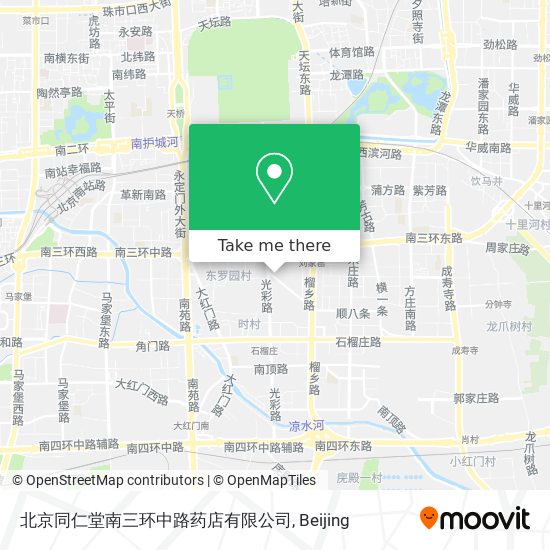 北京同仁堂南三环中路药店有限公司 map