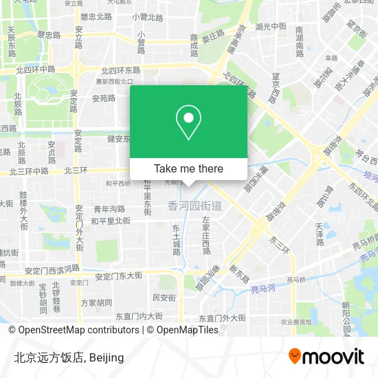 北京远方饭店 map