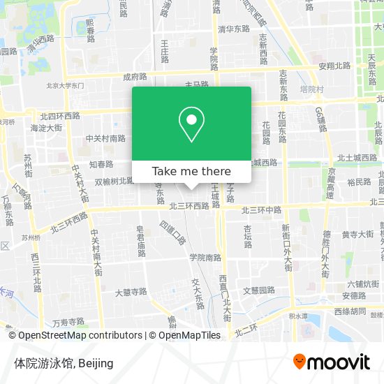体院游泳馆 map