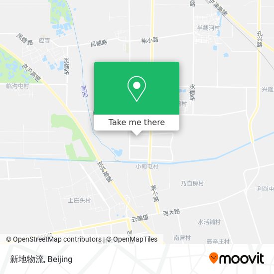 新地物流 map