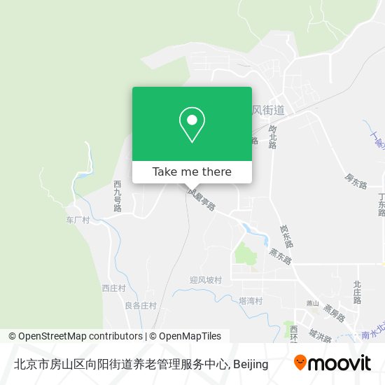 北京市房山区向阳街道养老管理服务中心 map
