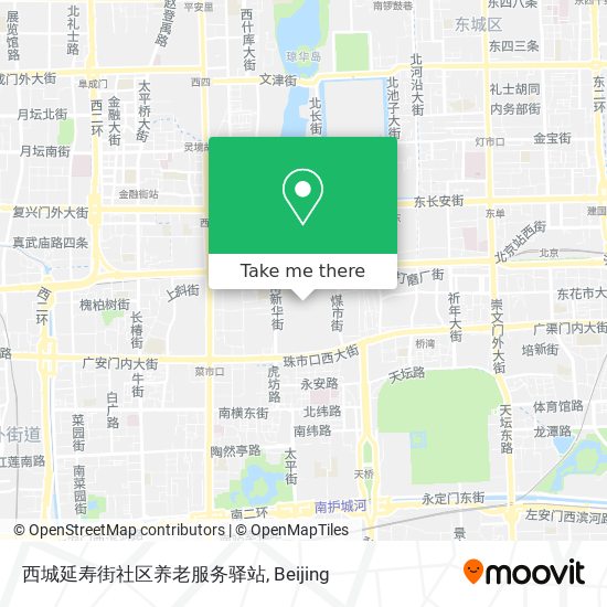 西城延寿街社区养老服务驿站 map