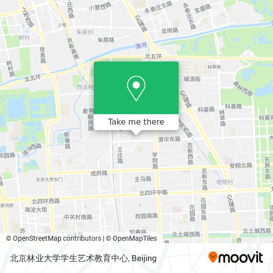 北京林业大学学生艺术教育中心 map