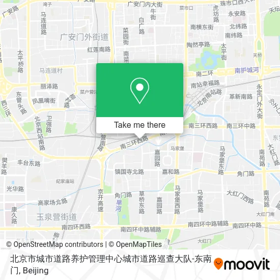 北京市城市道路养护管理中心城市道路巡查大队-东南门 map