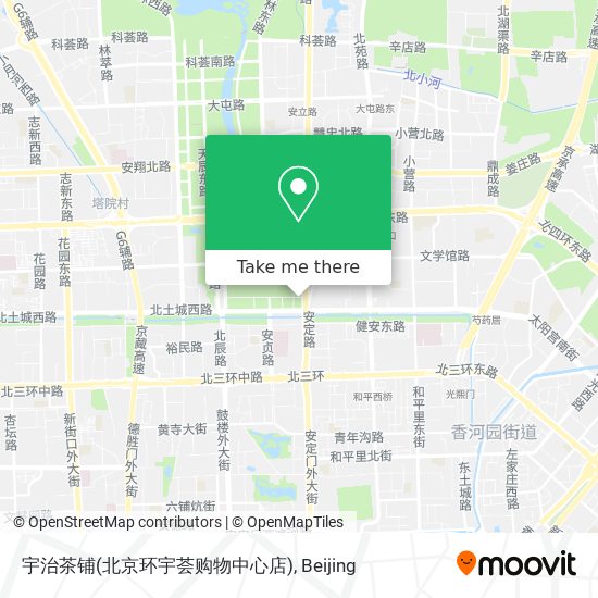 宇治茶铺(北京环宇荟购物中心店) map