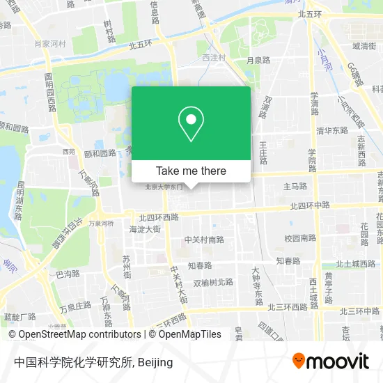 中国科学院化学研究所 map