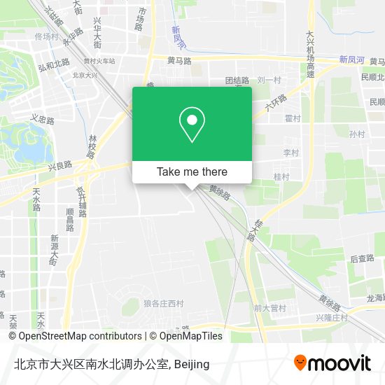 北京市大兴区南水北调办公室 map