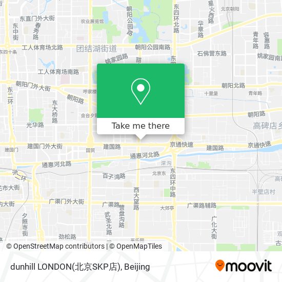 dunhill LONDON(北京SKP店) map