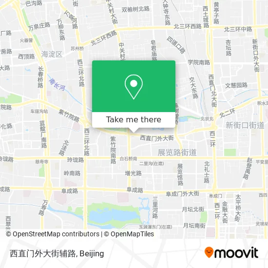西直门外大街辅路 map