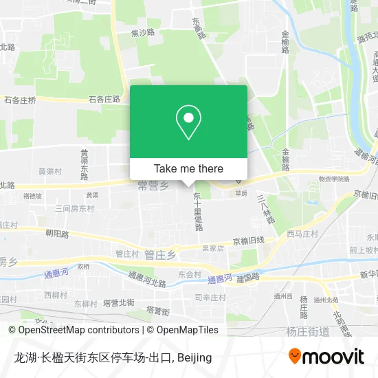 龙湖·长楹天街东区停车场-出口 map