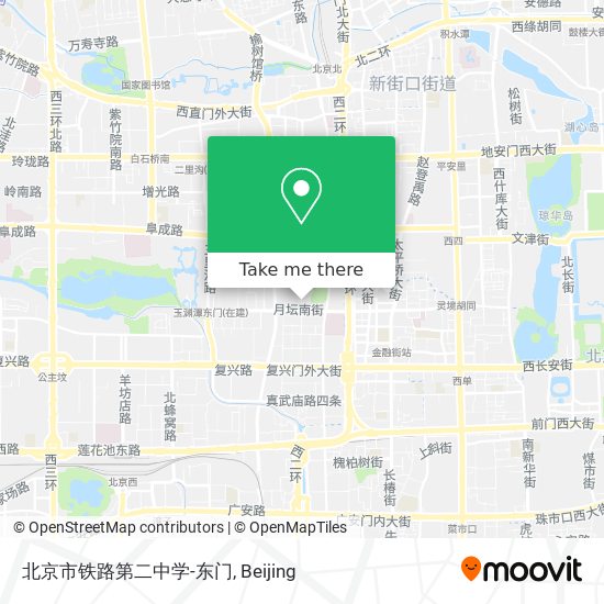 北京市铁路第二中学-东门 map