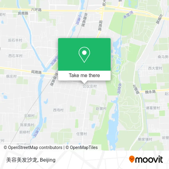 美容美发沙龙 map