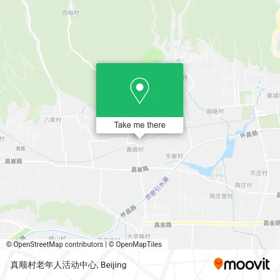 真顺村老年人活动中心 map