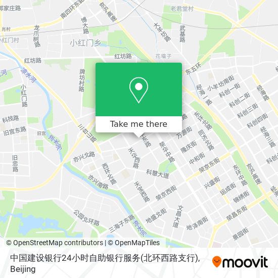 中国建设银行24小时自助银行服务(北环西路支行) map