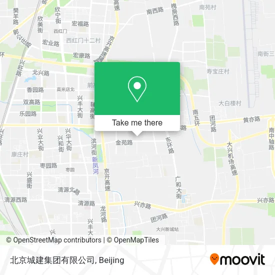 北京城建集团有限公司 map