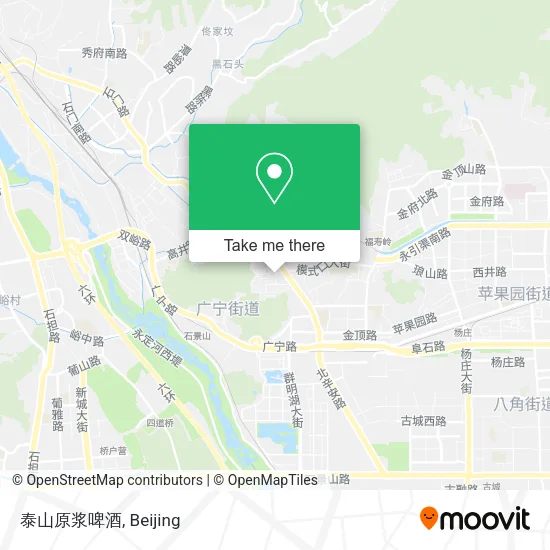 泰山原浆啤酒 map