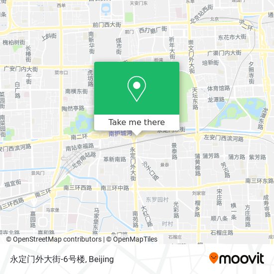 永定门外大街-6号楼 map