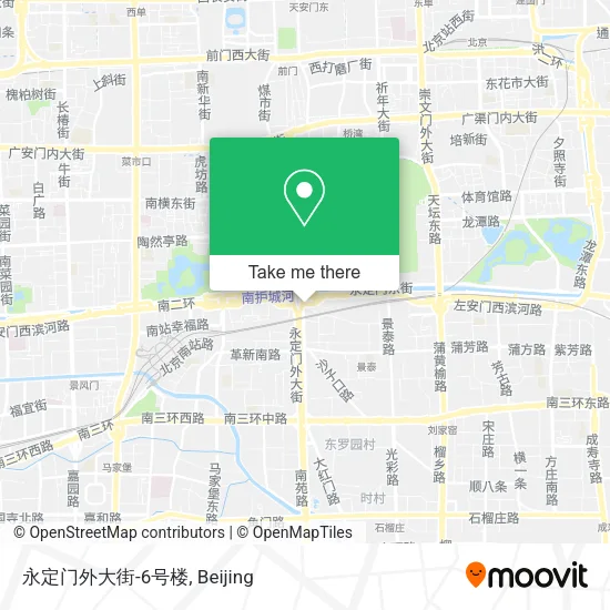 永定门外大街-6号楼 map