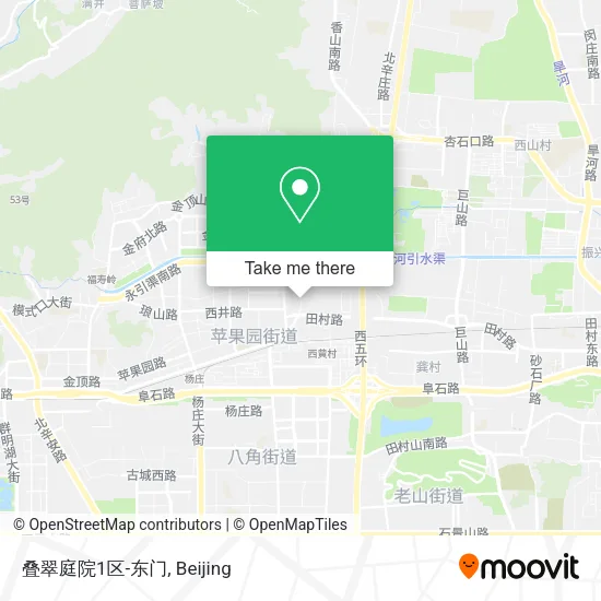 叠翠庭院1区-东门 map