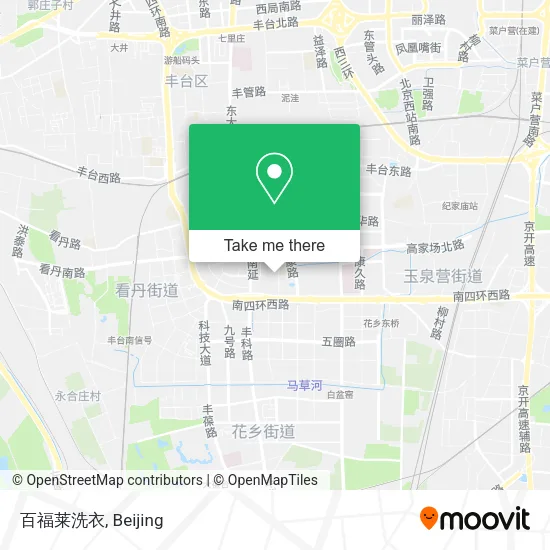 百福莱洗衣 map