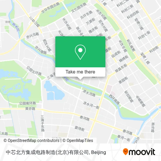 中芯北方集成电路制造(北京)有限公司 map