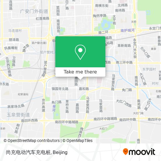 尚充电动汽车充电桩 map