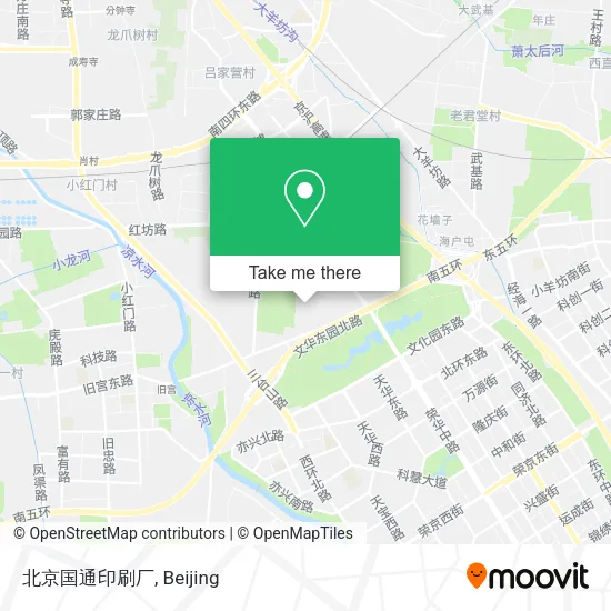 北京国通印刷厂 map