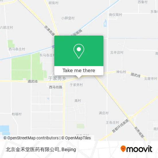北京金禾堂医药有限公司 map