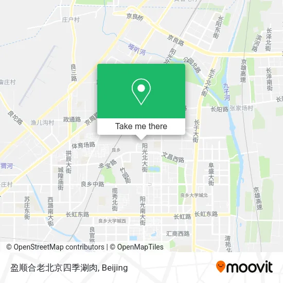 盈顺合老北京四季涮肉 map