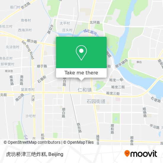 虎坊桥津三绝炸糕 map