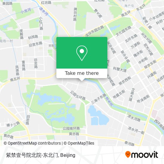 紫禁壹号院北院-东北门 map
