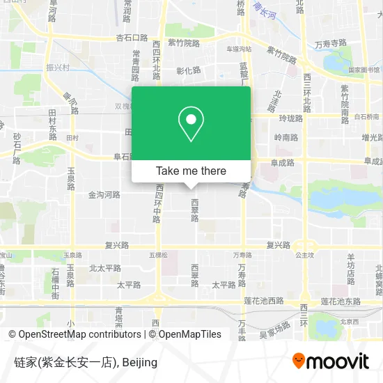 链家(紫金长安一店) map