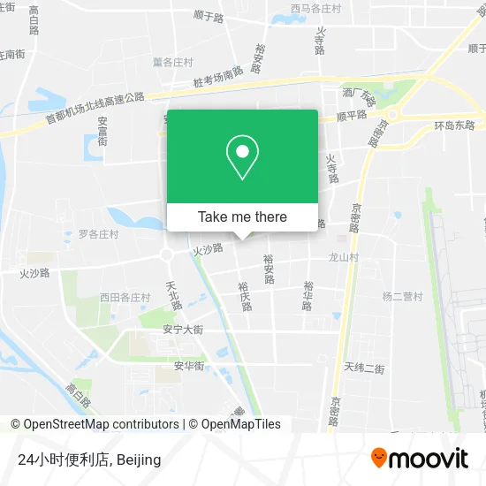 24小时便利店 map