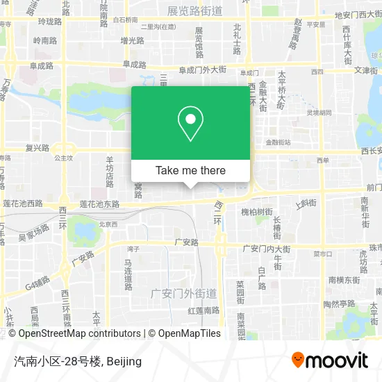 汽南小区-28号楼 map