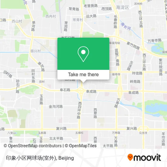 印象小区网球场(室外) map