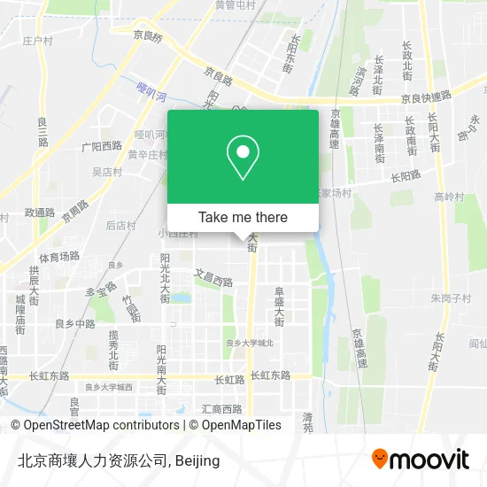 北京商壤人力资源公司 map
