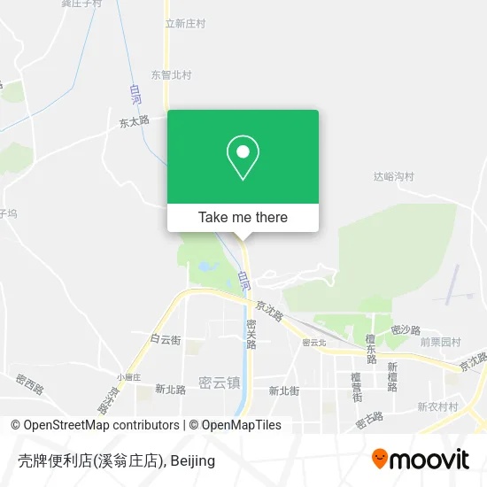 壳牌便利店(溪翁庄店) map