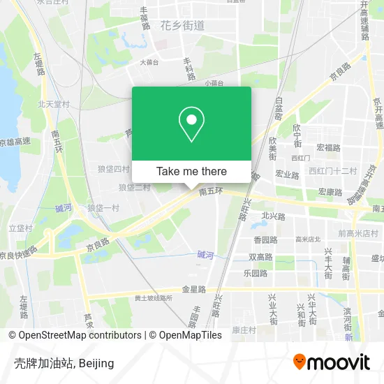 壳牌加油站 map