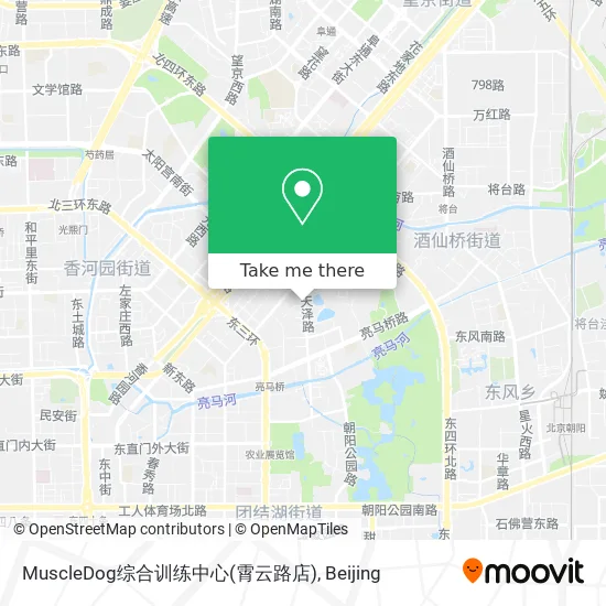 MuscleDog综合训练中心(霄云路店) map