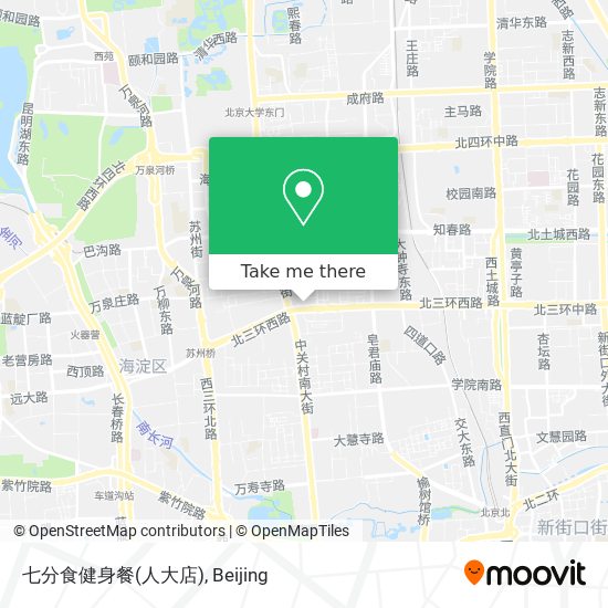 七分食健身餐(人大店) map