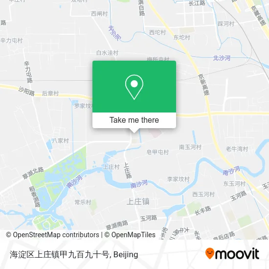 海淀区上庄镇甲九百九十号 map
