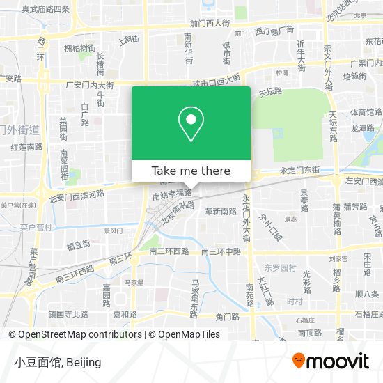 小豆面馆 map