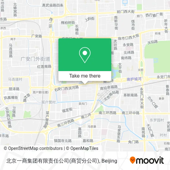 北京一商集团有限责任公司(商贸分公司) map