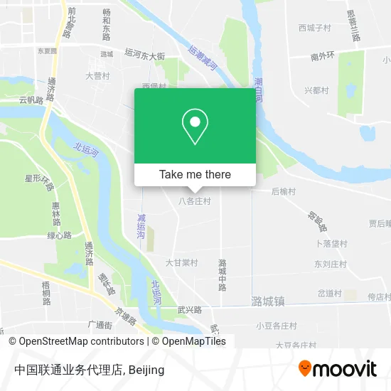 中国联通业务代理店 map