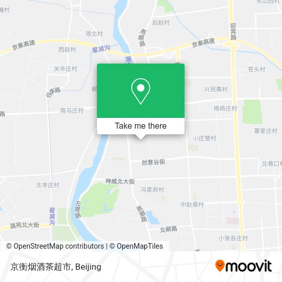 京衡烟酒茶超市 map