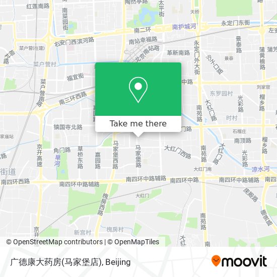 广德康大药房(马家堡店) map
