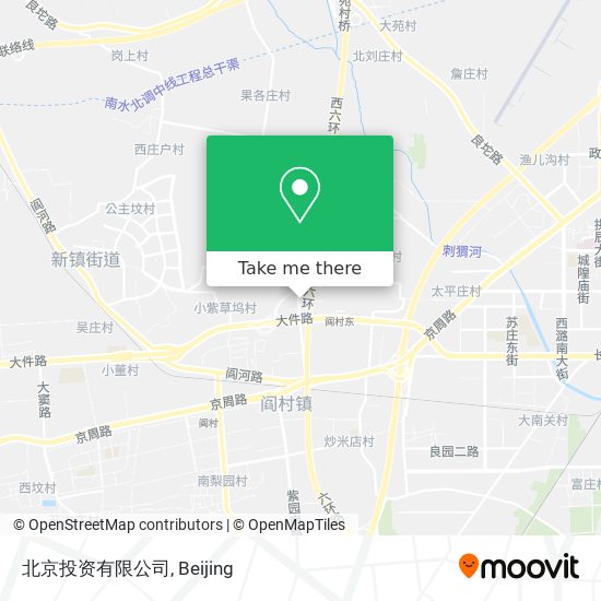 北京投资有限公司 map